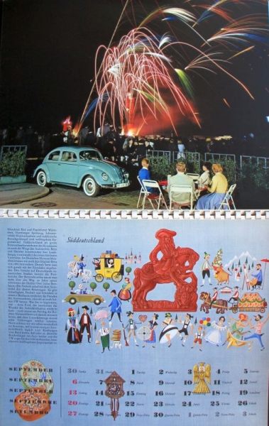 Volkswagen Yearcalendar 1959 (9261)